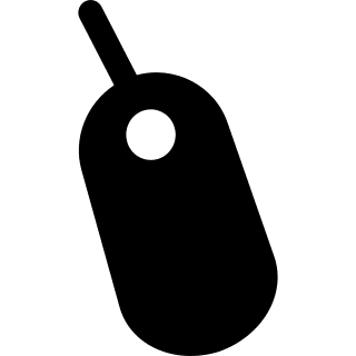 Computer Mouse Device Free Open-Source SVG Icon (Entypo+)