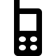 Old Mobile Phone (Entypo+) Free Open-Source SVG Icon