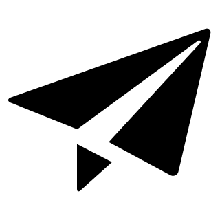 Paper Plane Free Open-Source SVG Icon (Entypo+)