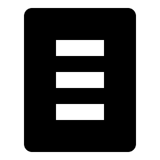 Inverted Text Document (Entypo+) Free Open-Source SVG Icon (Entypo+)