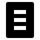 Inverted Text Document (Entypo+) Free Open-Source SVG Icon