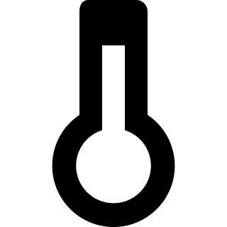 Thermometer (Entypo+) Free Open-Source SVG Icon (Entypo+)