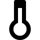 Thermometer (Entypo+) Free Open-Source SVG Icon