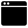 Application Window Free Open-Source SVG Icon