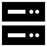 Data Cluster Representation Free Open-Source SVG Icon