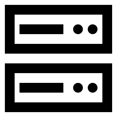 Cluster Diagram (Outlined) Free Open-Source SVG Icon (EOS Icons)