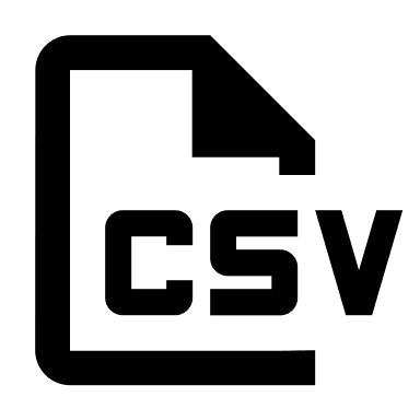 CSV File Document Free Open-Source SVG Icon (EOS Icons)