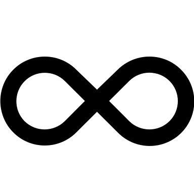 Infinity Symbol Free Open-Source SVG Icon (EOS Icons)