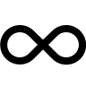 Infinity Symbol Free Open-Source SVG Icon