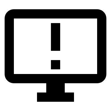 System Warning Alert Free Open-Source SVG Icon (EOS Icons)