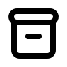 Archive Storage (Outline) Free Open-Source SVG Icon