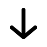 Downward Arrow (Outline) Free Open-Source SVG Icon