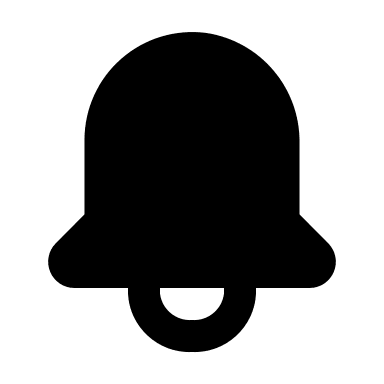 Filled Bell Notification Free Open-Source SVG Icon (Eva Icons)