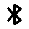 Bluetooth Symbol (Filled) Free Open-Source SVG Icon