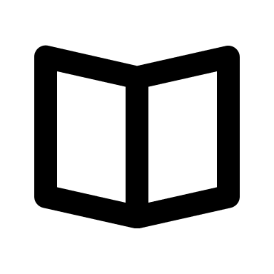 Open Book (Outline) Free Open-Source SVG Icon (Eva Icons)