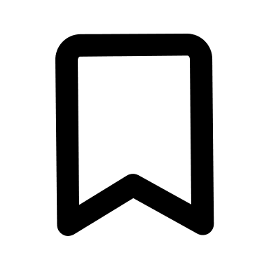 Bookmark Symbol (Outline) Free Open-Source SVG Icon (Eva Icons)