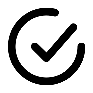 Checkmark in Circle (Outline) Free Open-Source SVG Icon (Eva Icons)