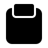 Filled Clipboard Free Open-Source SVG Icon