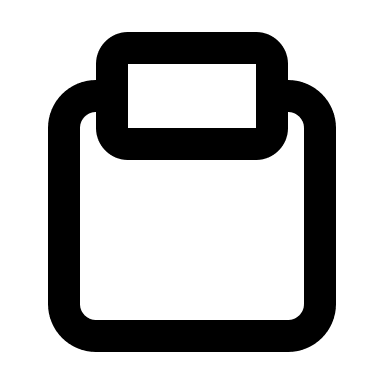 Clipboard Document (Outline) Free Open-Source SVG Icon (Eva Icons)