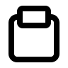 Clipboard Document (Outline) Free Open-Source SVG Icon