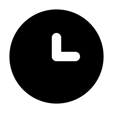 Filled Clock Design (Eva Icons) Free Open-Source SVG Icon (Eva Icons)