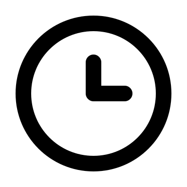 Clock (Outline) Free Open-Source SVG Icon (Eva Icons)