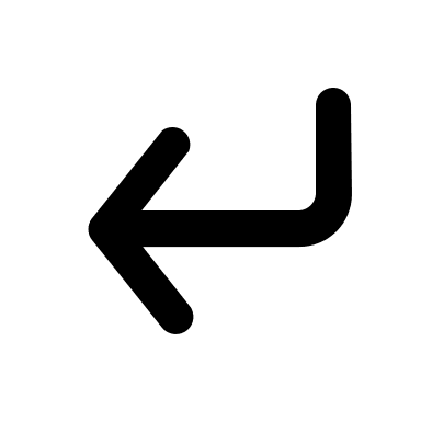 Corner Down Left Arrow (Outline) Free Open-Source SVG Icon (Eva Icons)