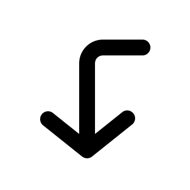 Left Down Corner Arrow (Outline) Free Open-Source SVG Icon (Eva Icons)