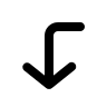 Left Down Corner Arrow (Outline) Free Open-Source SVG Icon