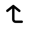 Left Up Corner Arrow (Outline) Free Open-Source SVG Icon