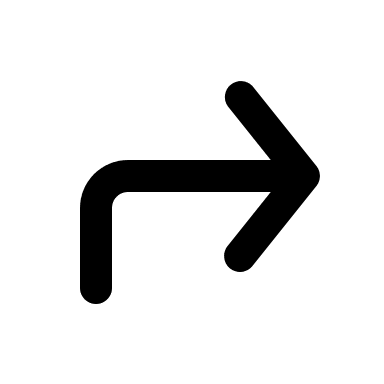 Corner Up Right Arrow (Outline) Free Open-Source SVG Icon (Eva Icons)