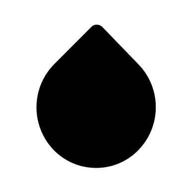 Filled Water Droplet (Eva Icons) Free Open-Source SVG Icon (Eva Icons)