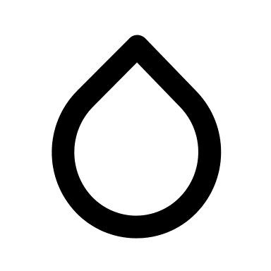 Water Droplet Shape (Outline) Free Open-Source SVG Icon (Eva Icons)