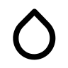 Water Droplet Shape (Outline) Free Open-Source SVG Icon