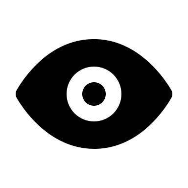 Filled Eye Symbol (Eva Icons) Free Open-Source SVG Icon (Eva Icons)