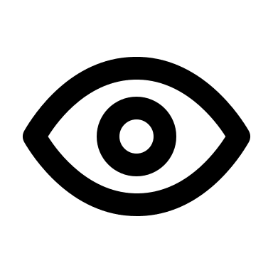 Eye Outline (Outline) Free Open-Source SVG Icon (Eva Icons)