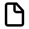 File Document Outline (Outline) Free Open-Source SVG Icon