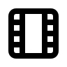 Film Reel (Outline) Free Open-Source SVG Icon