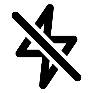 Flash Off Symbol (Outline) Free Open-Source SVG Icon (Eva Icons)