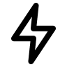 Flash Symbol (Outline) Free Open-Source SVG Icon