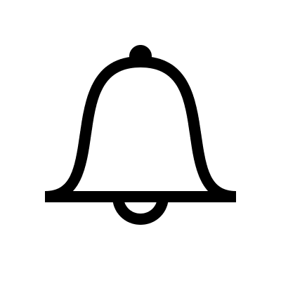 Bell Notification Free Open-Source SVG Icon (Evil Icons)