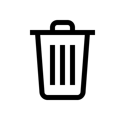 Trash Bin Free Open-Source SVG Icon (Evil Icons)