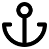 Anchor Symbol Free Open-Source SVG Icon