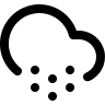 Snow Cloud (Feather) Free Open-Source SVG Icon