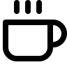 Coffee Cup (Feather) Free Open-Source SVG Icon