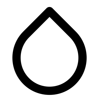 Water Droplet (Feather) Free Open-Source SVG Icon (Feather Icons)