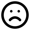 Frowning Face Free Open-Source SVG Icon