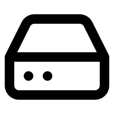 Hard Drive Storage Device Free Open-Source SVG Icon (Feather Icons)