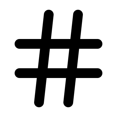 Hash Symbol Free Open-Source SVG Icon (Feather Icons)