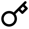 Key Symbol Free Open-Source SVG Icon